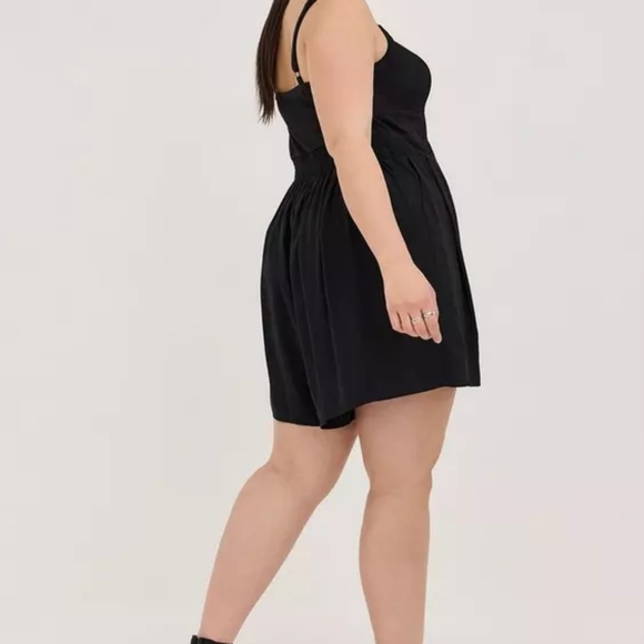NWOT Torrid Black Ponte Bustier Romper- Size 2x - Picture 2 of 7